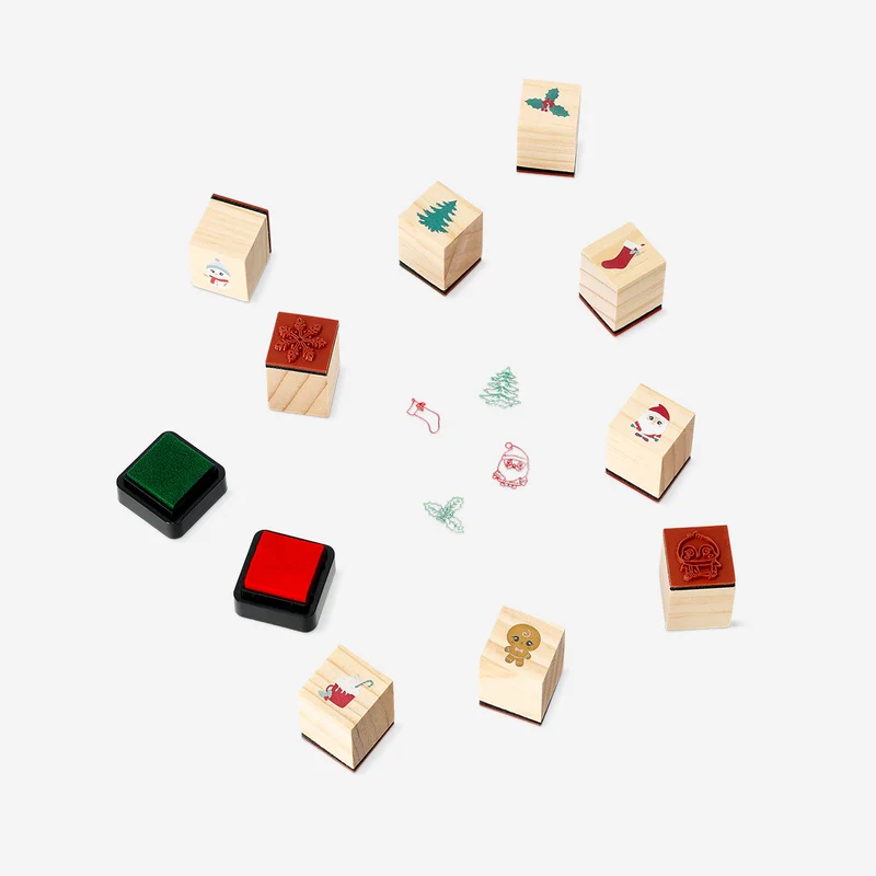 Christmas stamps - 9 pcs