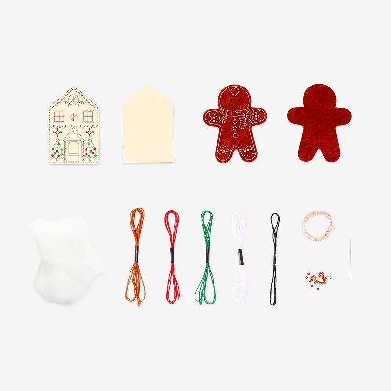 DIY beaded ornaments - 2 pcs