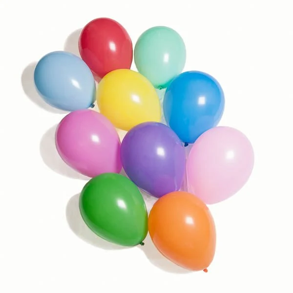 50 ballonger av naturgummi