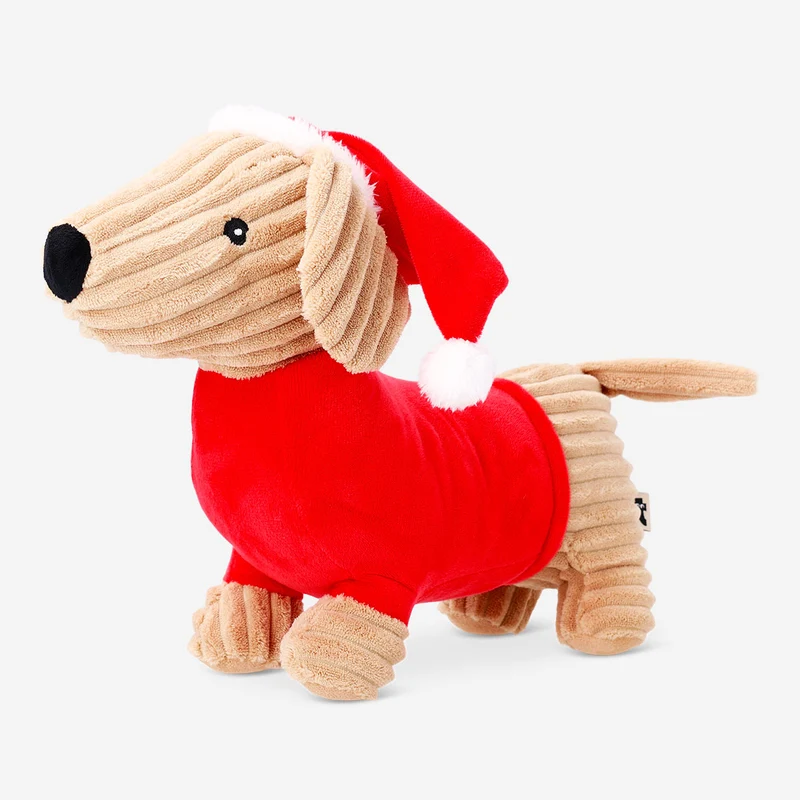 Plush toy - Christmas sausage dog