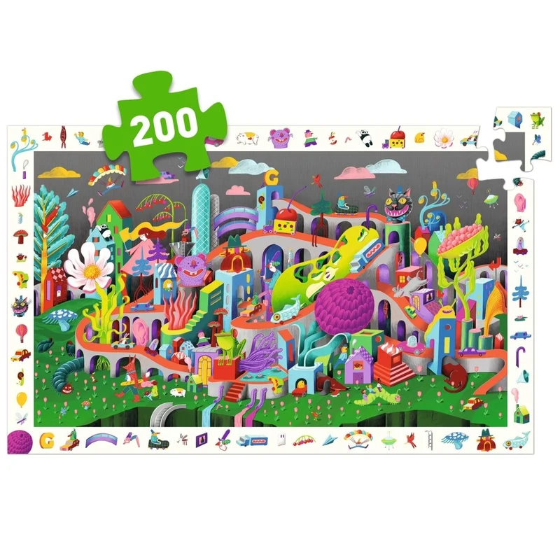 200-bitars pussel - Den Galna Staden