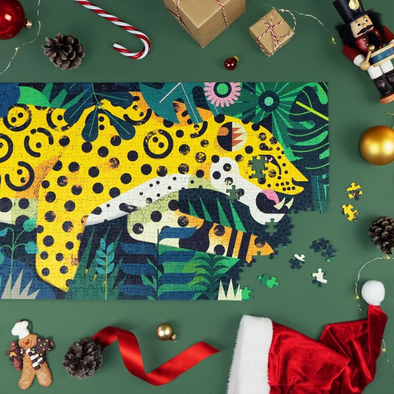 1000-bitars pussel - Leopard