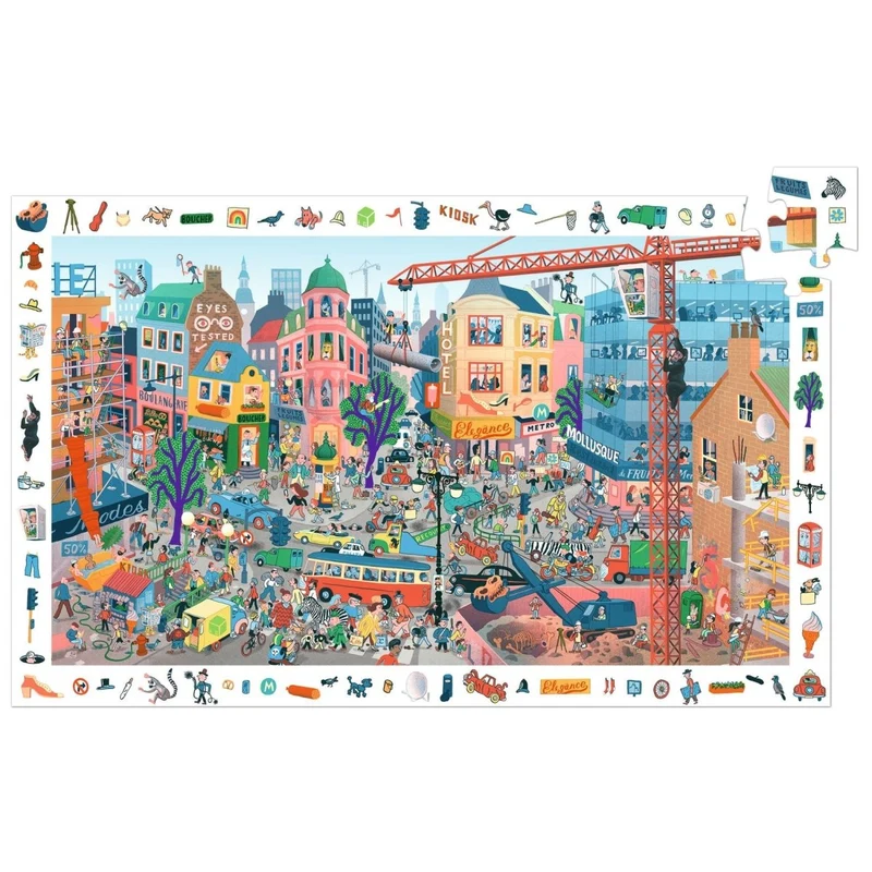 200-bitars pussel - Staden