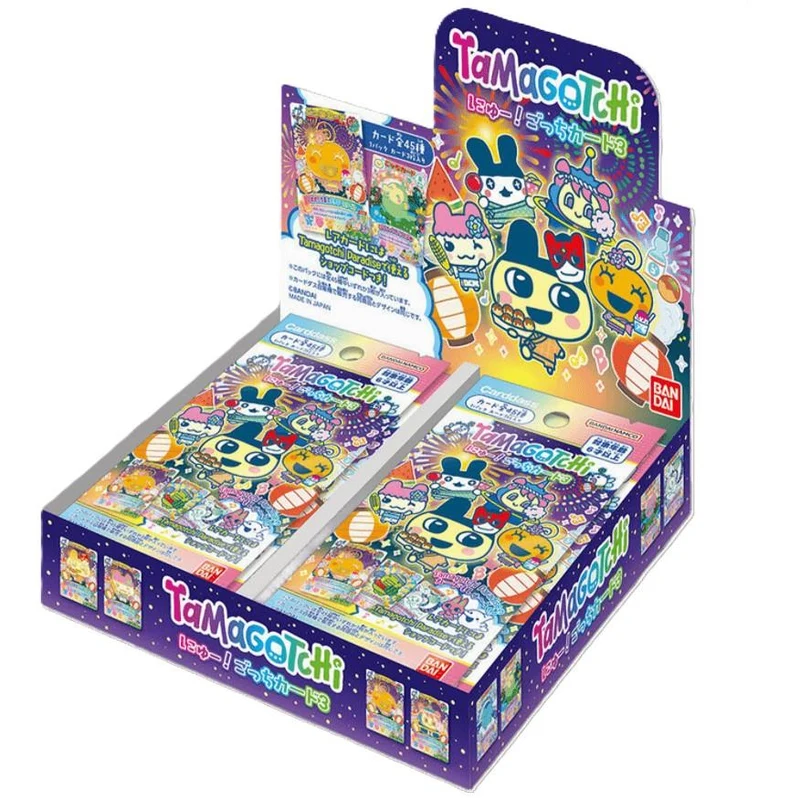 Tamagotchi Nytt! Gotchi-kortserie 3 Boosterbox Bandai