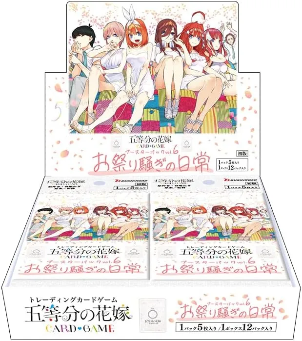 The Quintessential Quintuplets Card Game Booster Pack Vol. 6 “En festivalfylld vardag” Boosterbox