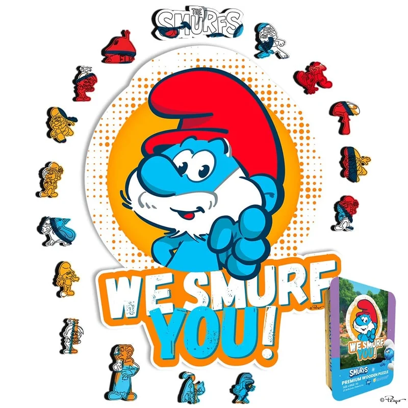 Vi smurfar dig – Träpussel