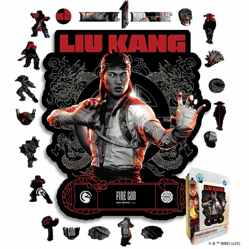 LIU KANG - Träpussel