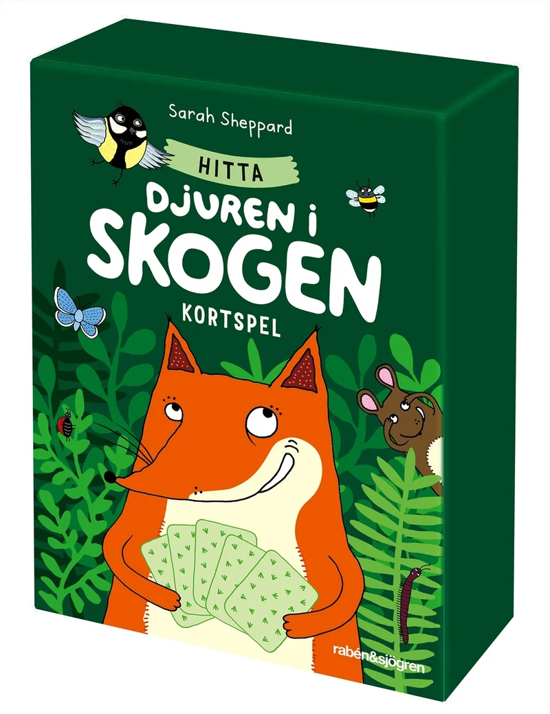 Hitta Djuren I Skogen Kortspel