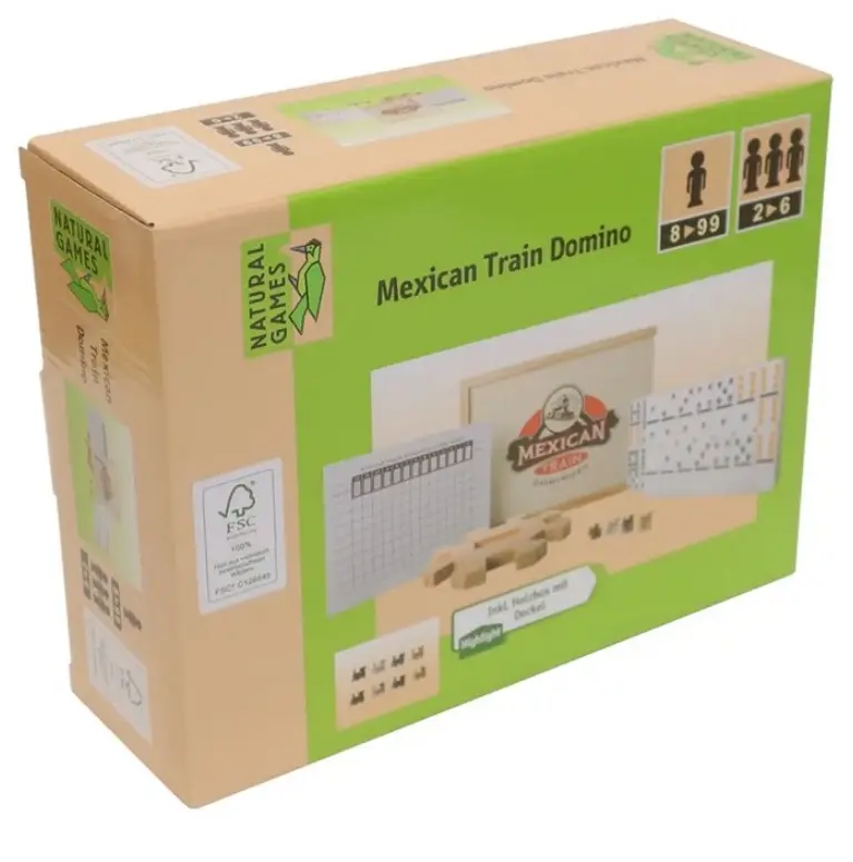 Mexican Train Domino Wood