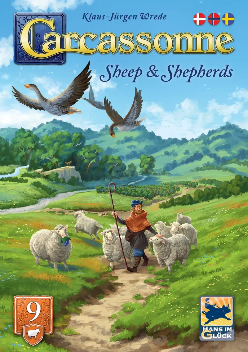 Carcassonne 3.0 - Expansion 9 Sheep & Shepherds (sv)