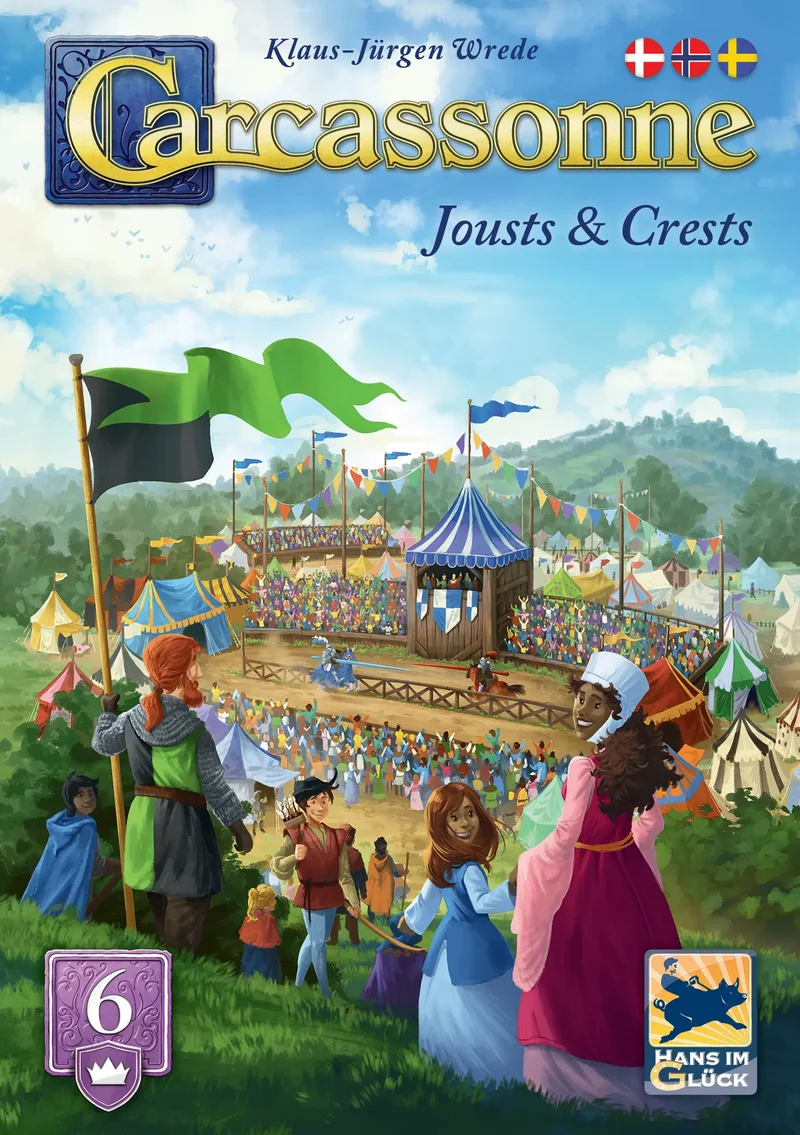 Carcassonne 30 Expansion 6 Jousts Crests Sv Carcassonne
