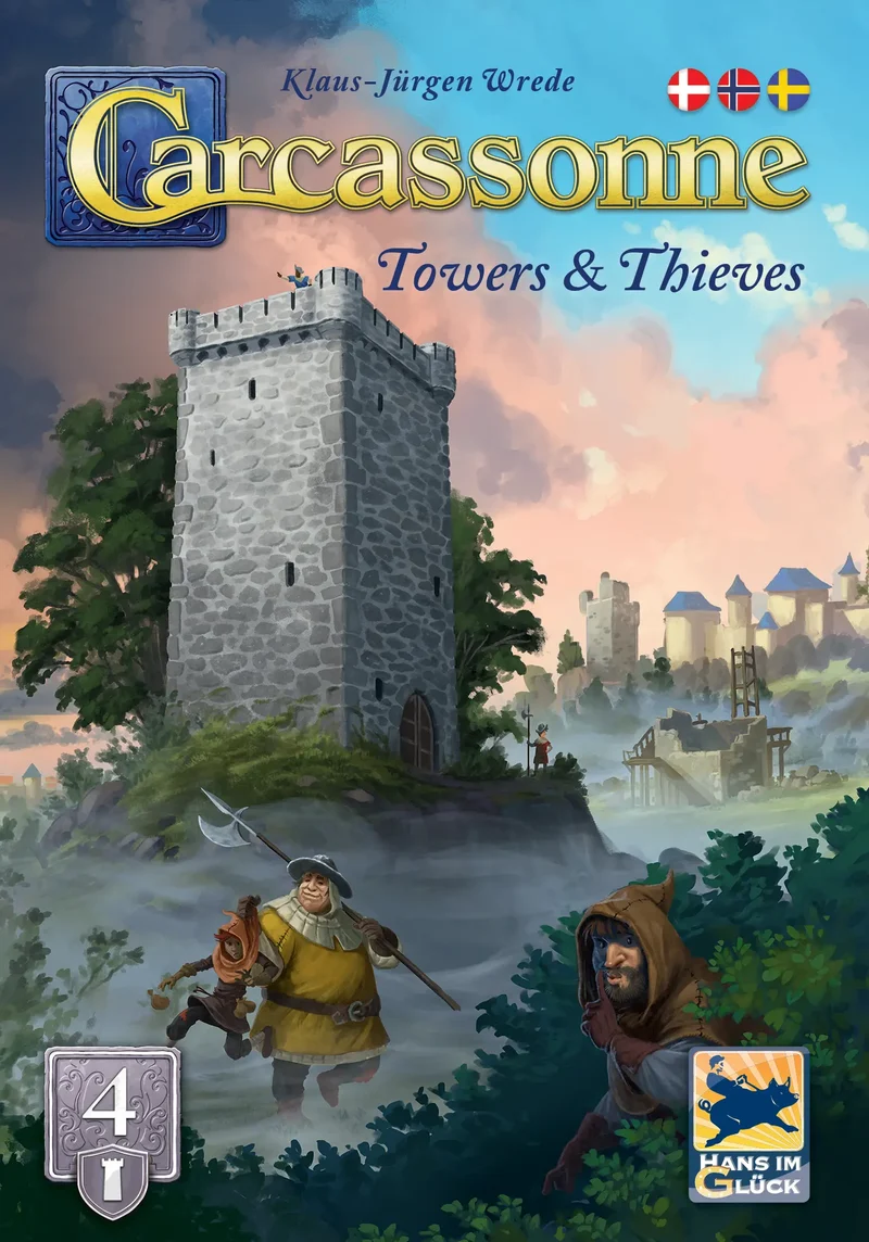 Carcassonne 30 Expansion 4 Towers Thieves Sv Carcassonne