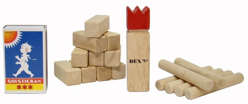 Mini Kubb Original Rubber Wood