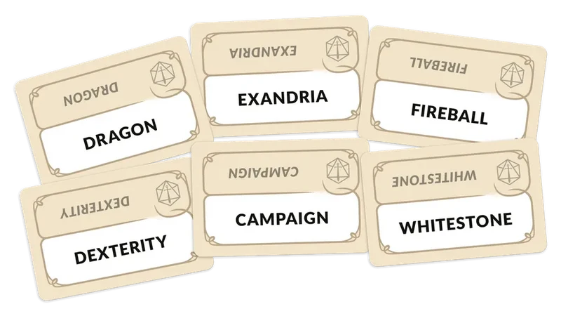 Codenames Critical Role Adventures