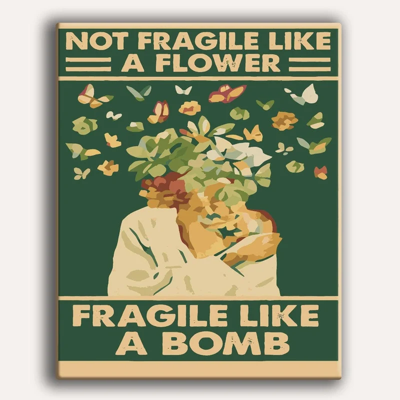 Ömtålig som en bomb - Paint By Numbers Kit
