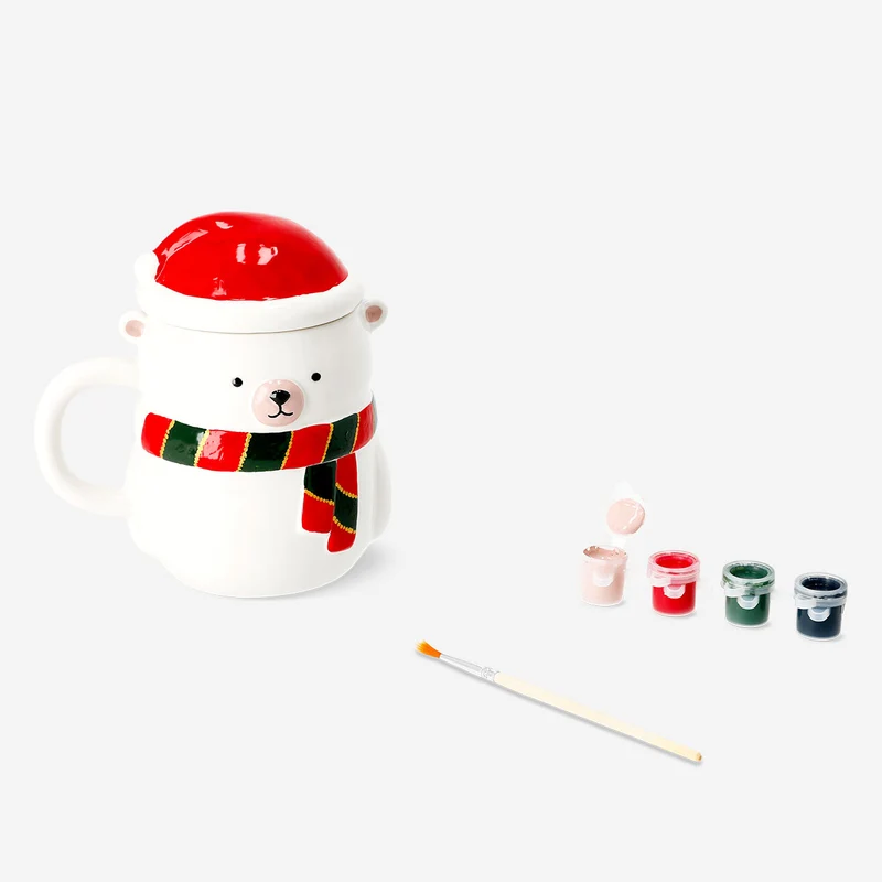 DIY polar bear mug - 400 ml