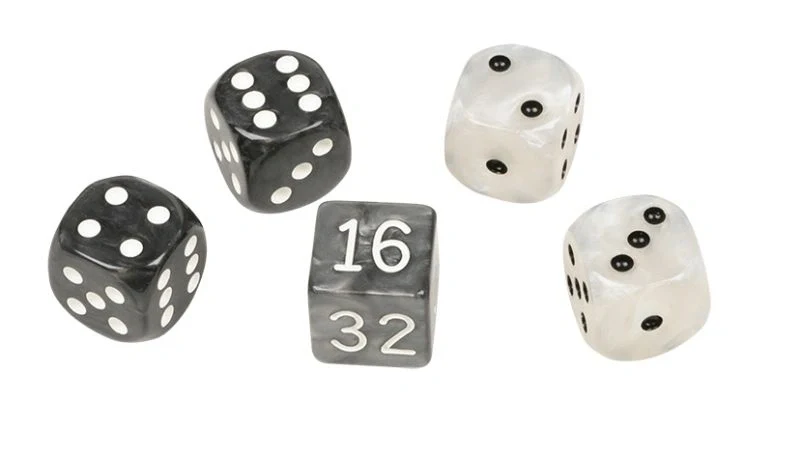 Dice set for backgammon (4112)