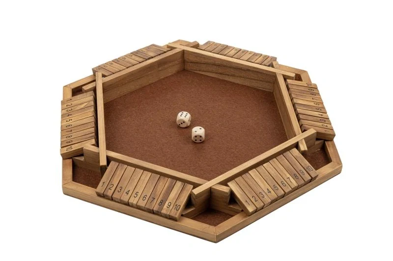 Shut The Box, 10 numbers, 6 players (3130)
