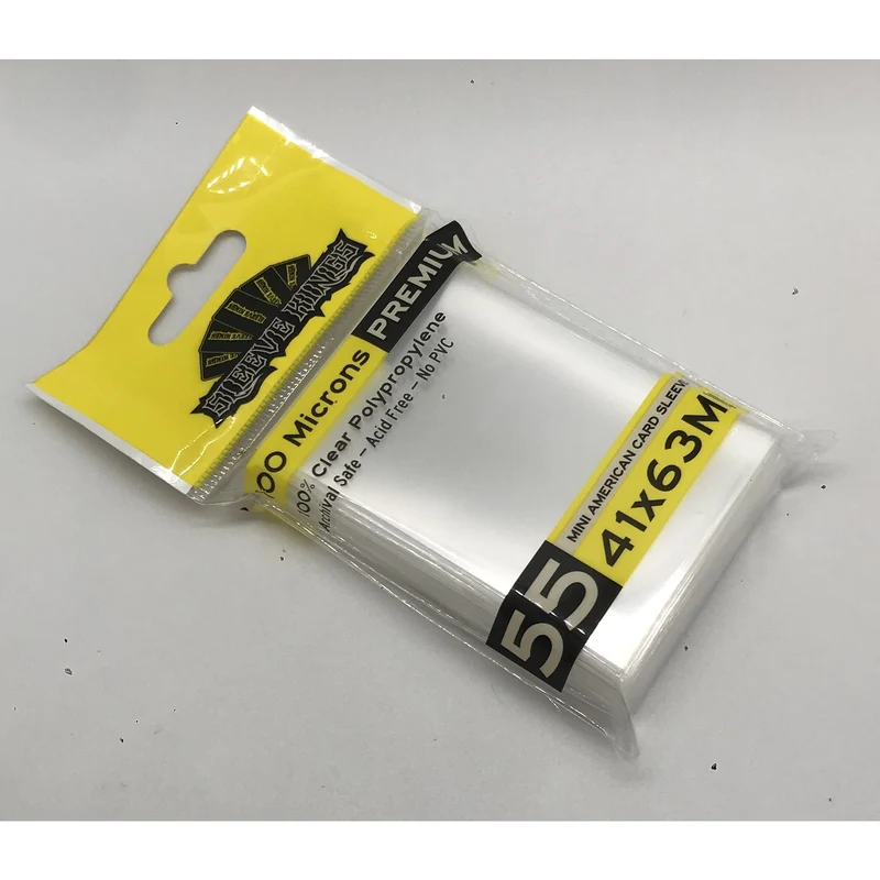 Sleeve Kings - Mini USA Card Sleeves, 41x63mm (55) 100 Microns
