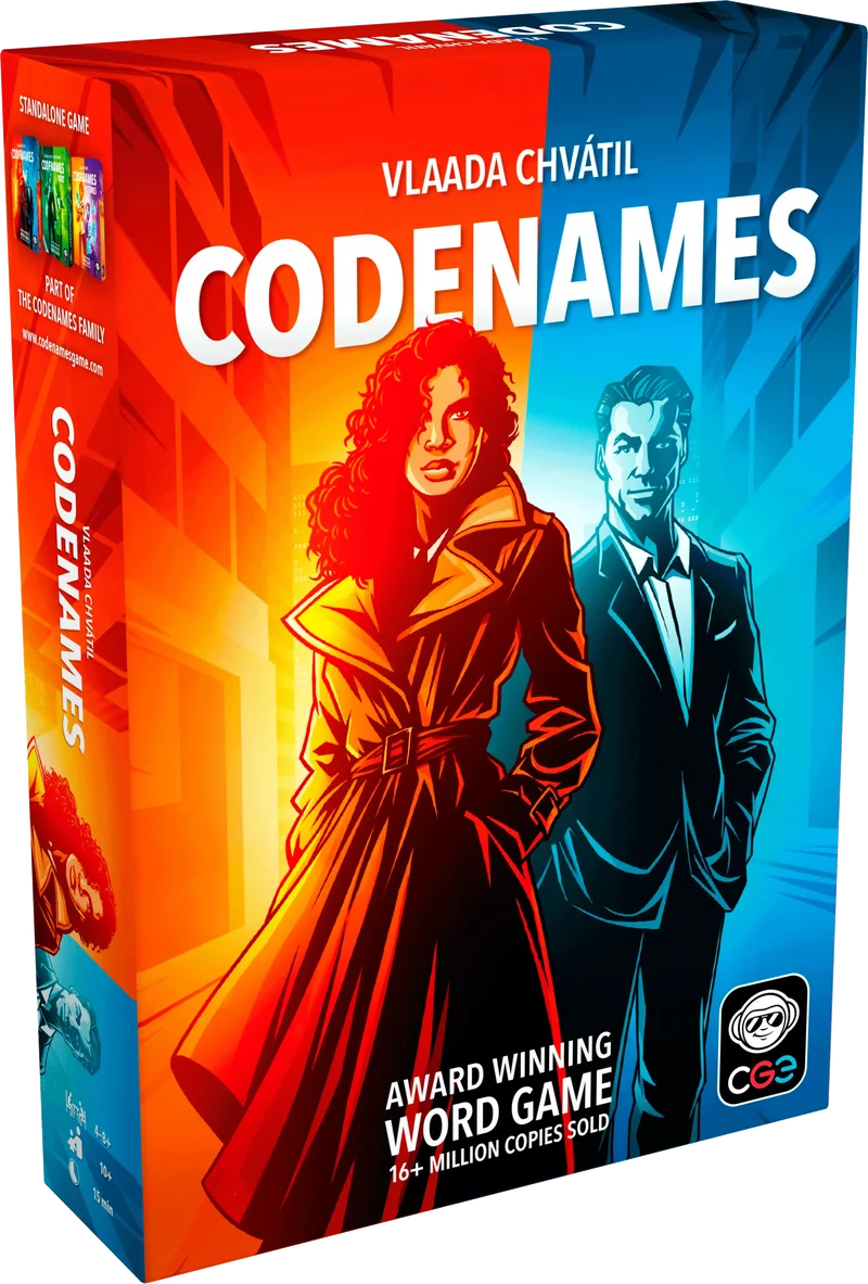 Codenames 2025 Edition Svensk Utgava