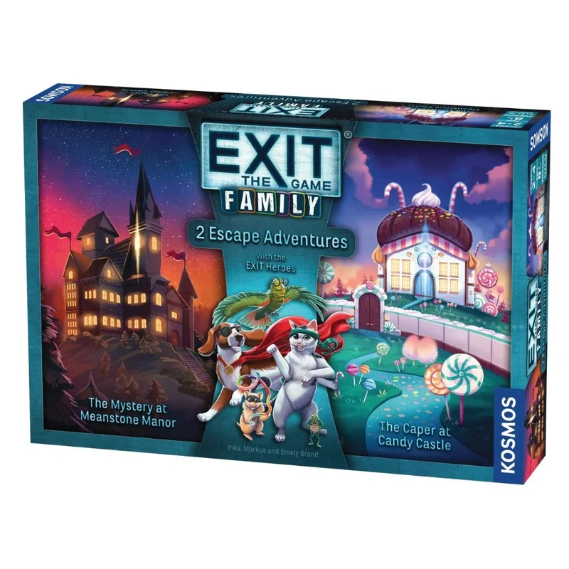 Exit Family: The Mystery at Meanstone Manor, The Caper at Candy Castle (en)