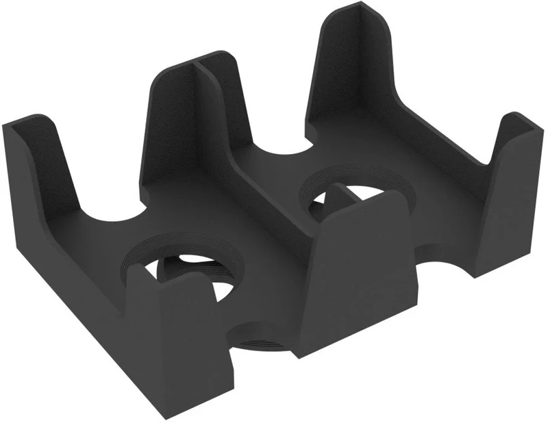 Feldherr Card Holder Rotatable For Game Cards In Standard Card Game Size 2 Compartments