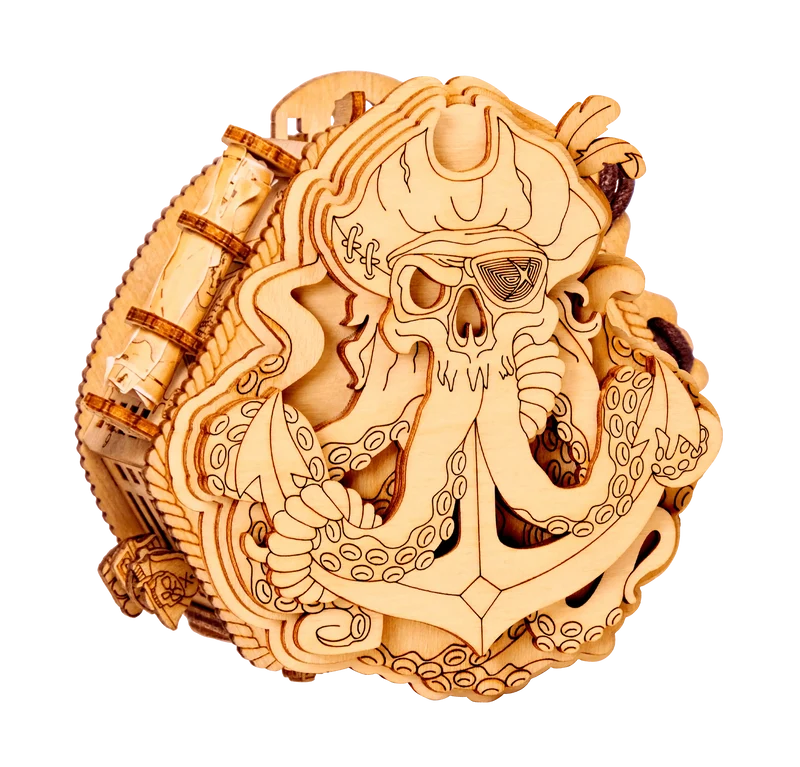 Wooden Escape Puzzle - Blackbeard's Compass