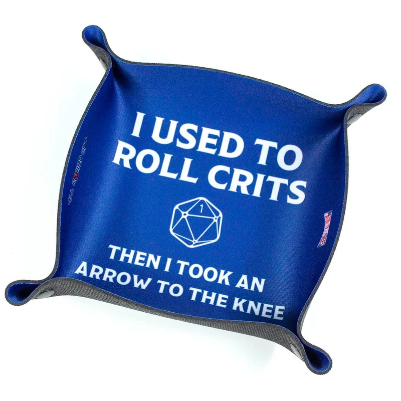 Arrow To The Knee Square Folding Dice Tray