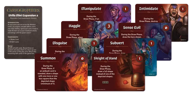 Cartographers: Skills Mini Expansion 2