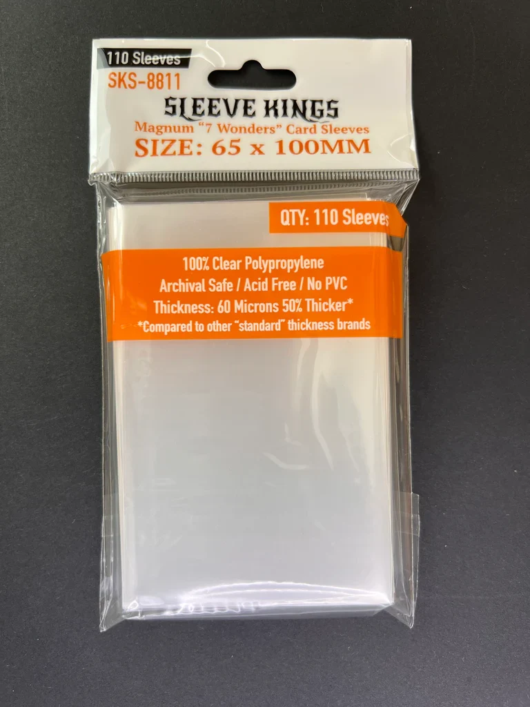 Sleeve Kings - Magnum 7 Wonders Card Sleeves, 65x100mm (110)