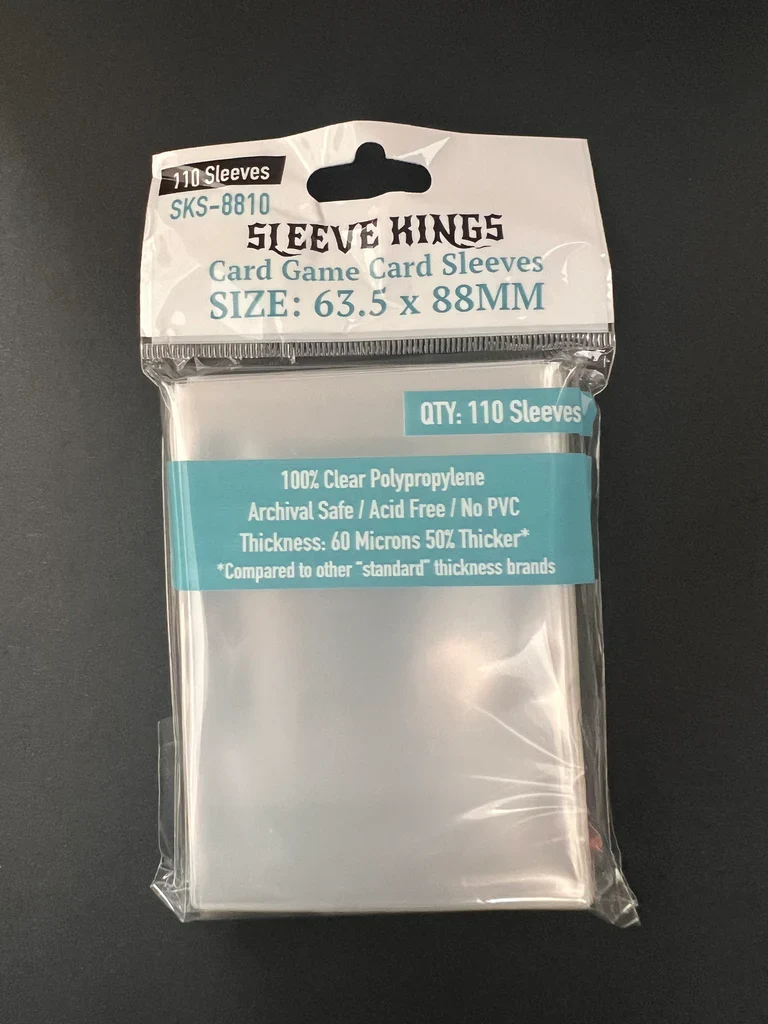Sleeve Kings - Standard Card Game Card Sleeves, 63,5x88mm (110)