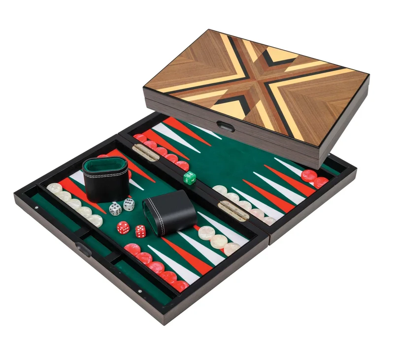Backgammon Psara Medium Felt Interior 1184 Philos