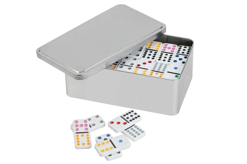 Domino, double 12, in metal box¨(3628)