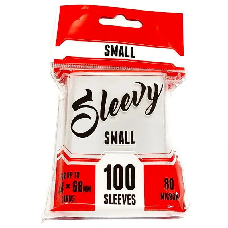 Sleevy SMALL – klara (100 sleeves for 44x68 mm cards)