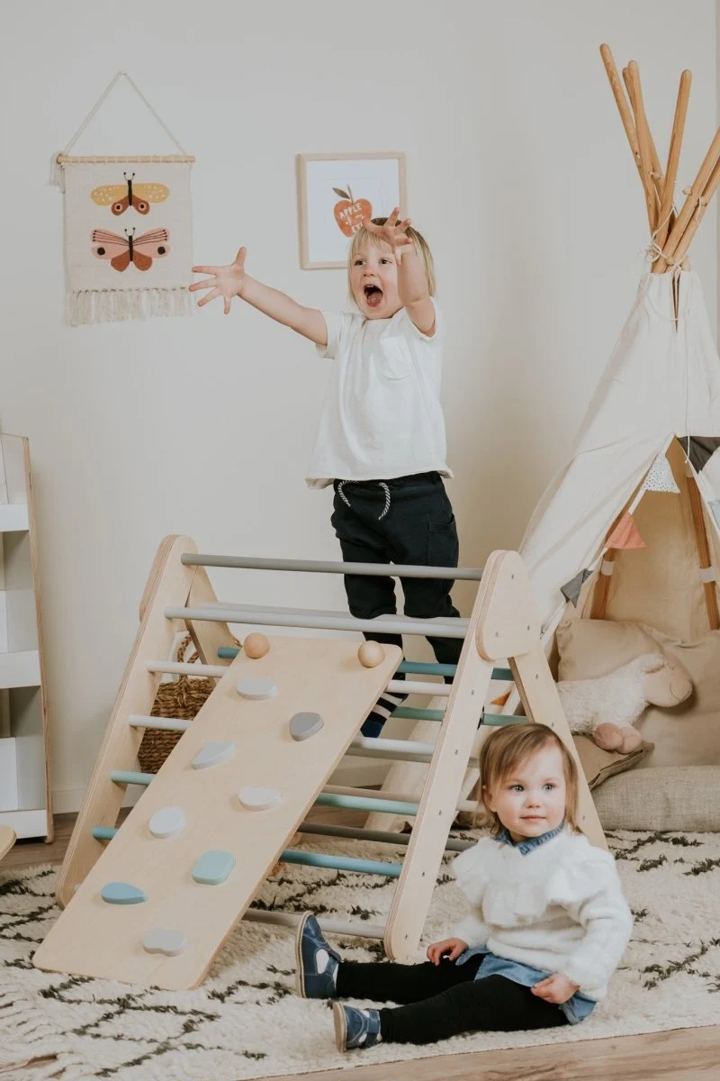 Ramp till leg&go Pikler Triangel och Ribbstol - Pastell