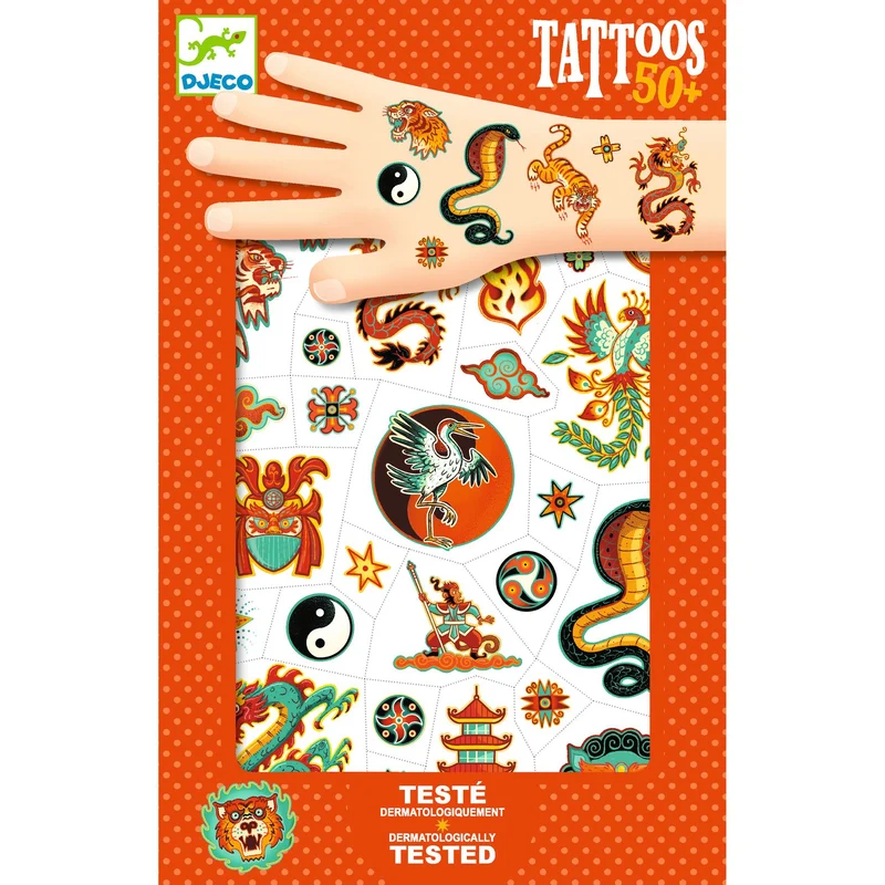 Djeco Tatueringar Martial Spirit