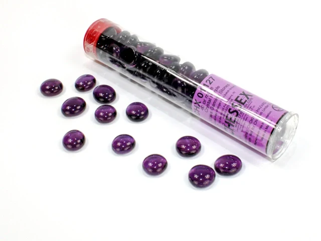 Gaming Counters - Translucent Purple (40)