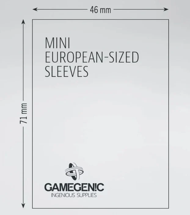 (46x71 mm) Gamegenic - Matte Mini European Sleeves