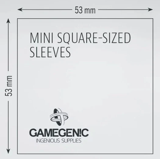 (53x53 mm) Gamegenic - Matte Mini Square Sleeves