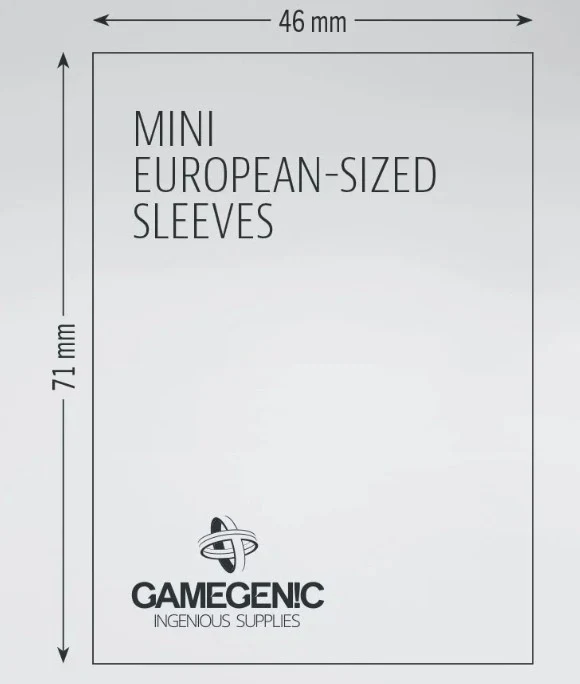 (46x71 mm) Gamegenic - PRIME Mini European Sleeves