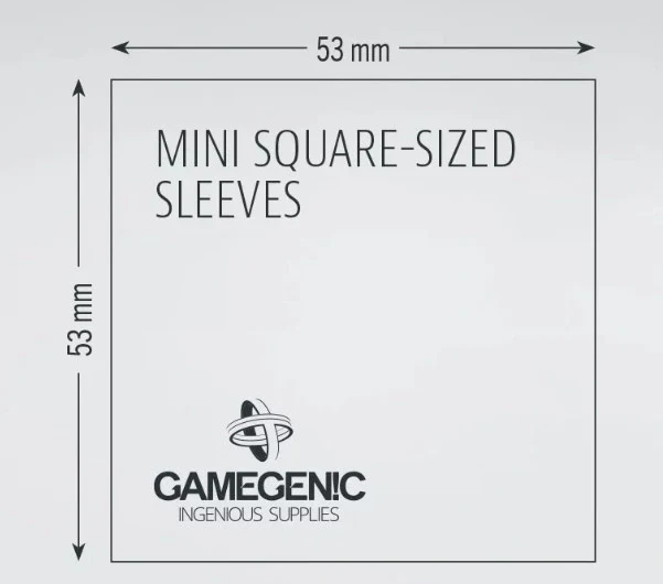 (53x53 mm) Gamegenic - PRIME Mini Square Sleeves