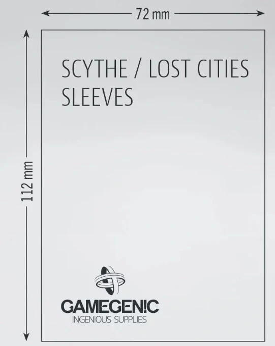 (72x112 mm) Gamegenic - PRIME Scythe/Lost Cities Sleeves