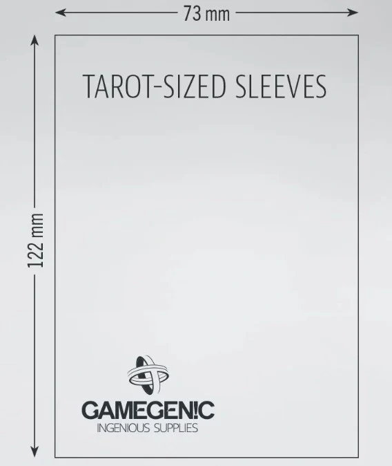 (73x122 mm) Gamegenic - PRIME Tarot Sleeves