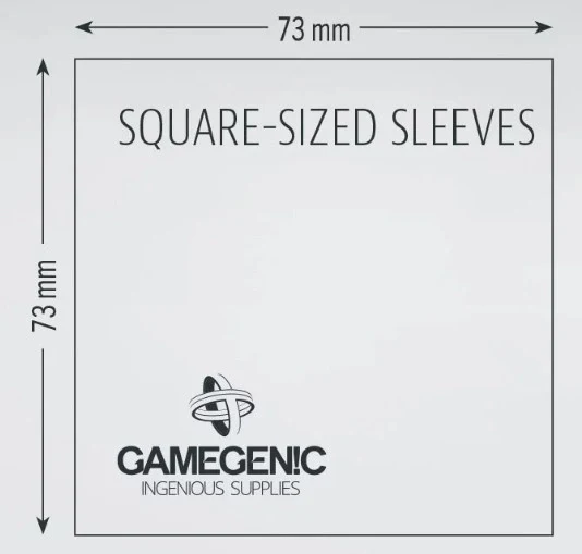 (73x73 mm) Gamegenic - PRIME Square Sleeves
