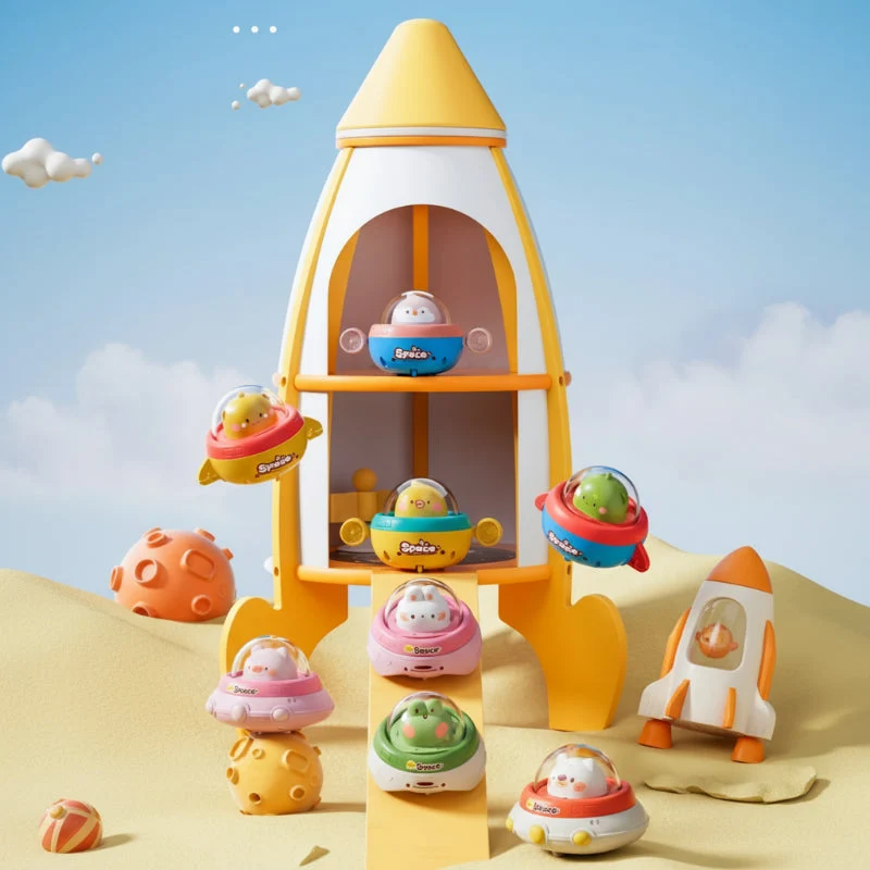 Push and Go UFO Toy – Motorik & lek – UFO-leksaker