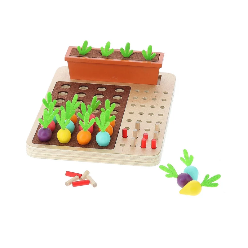 Vilac Spel - Kodspel Grönsaker. Träleksak