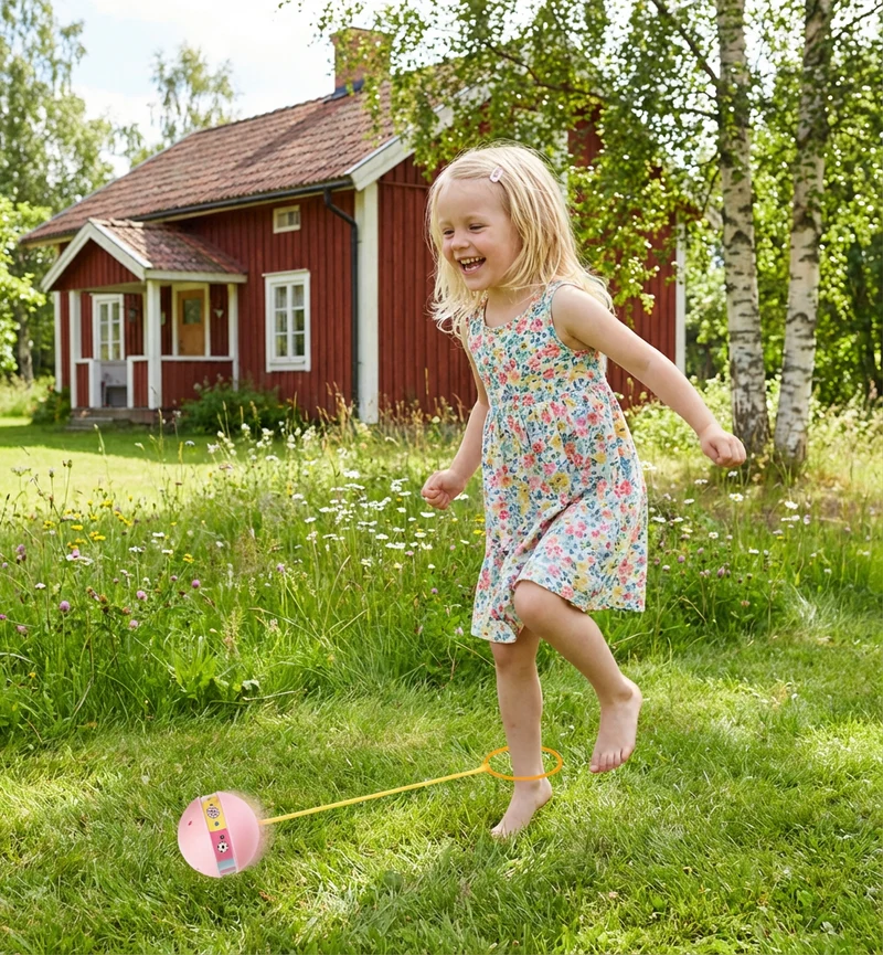LED Ankel Hopppboll – Interaktiv Hoppleksak för Barn