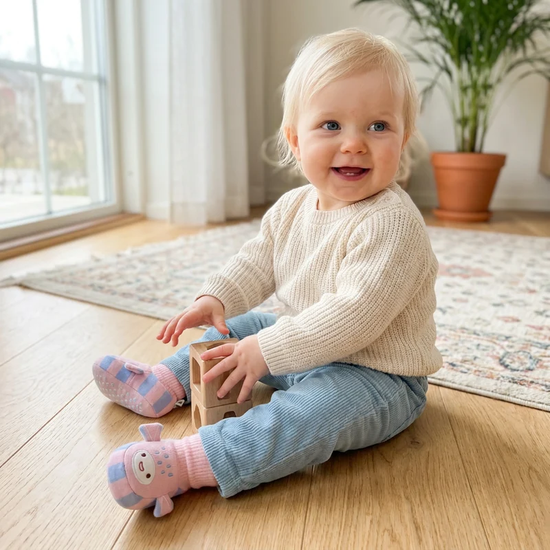 Mysiga babyskor – varma, halkfria och bekväma