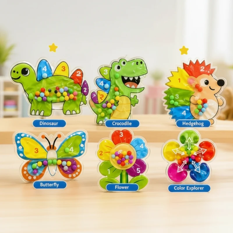 Squishy Bead Maze – Stimulerande & avslappnande – Fidget-leksaker