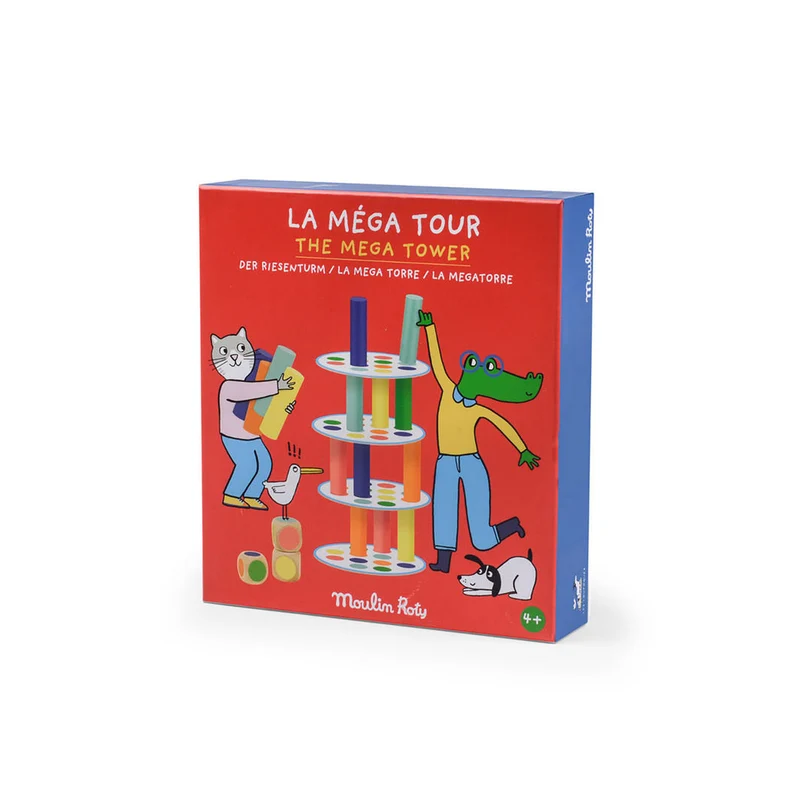 Moulin Roty Spel, Megatornet, balansspel - Les Loufoques